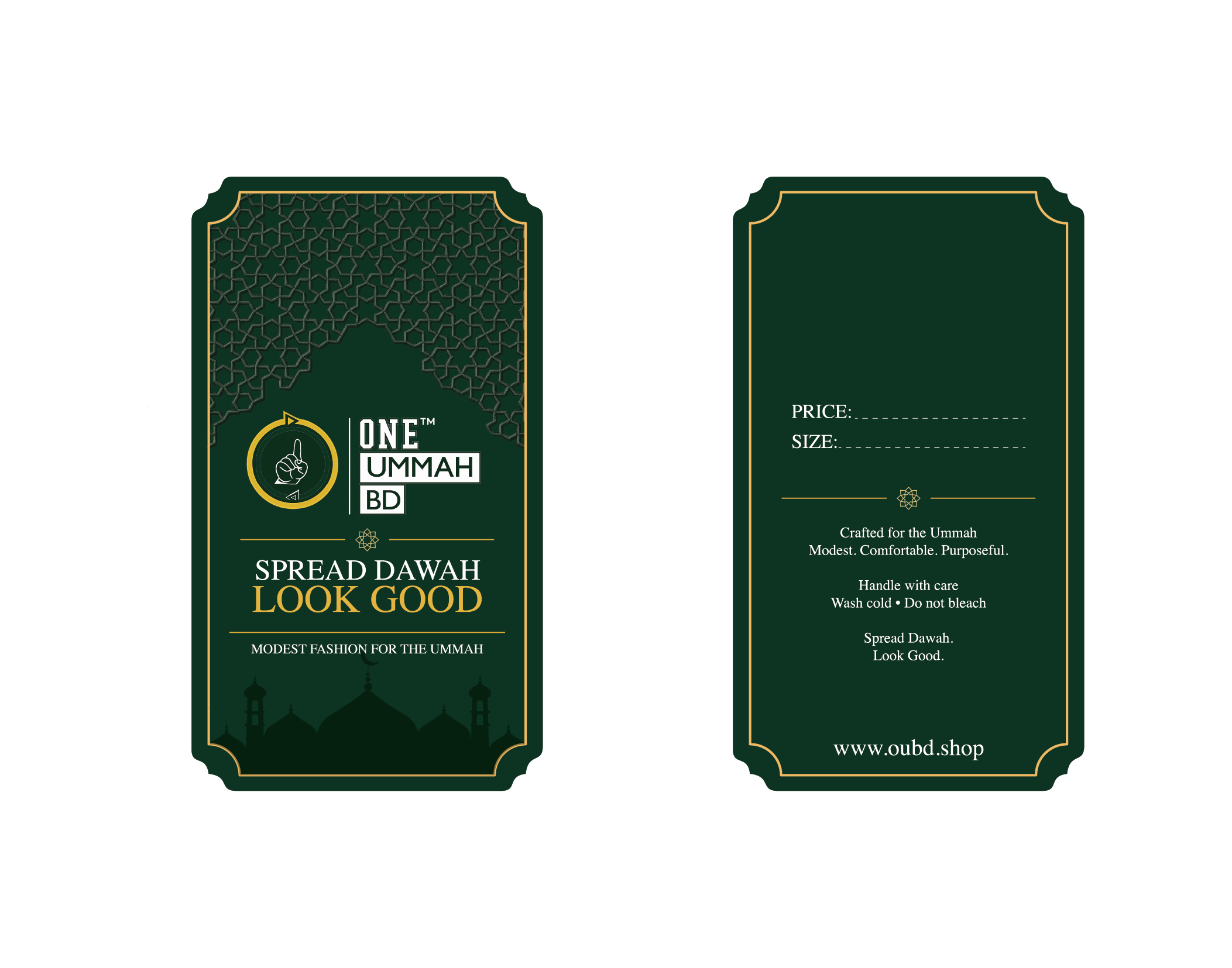 Premium Hang Tag Design